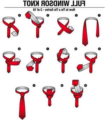 Comment nouer une double cravate?